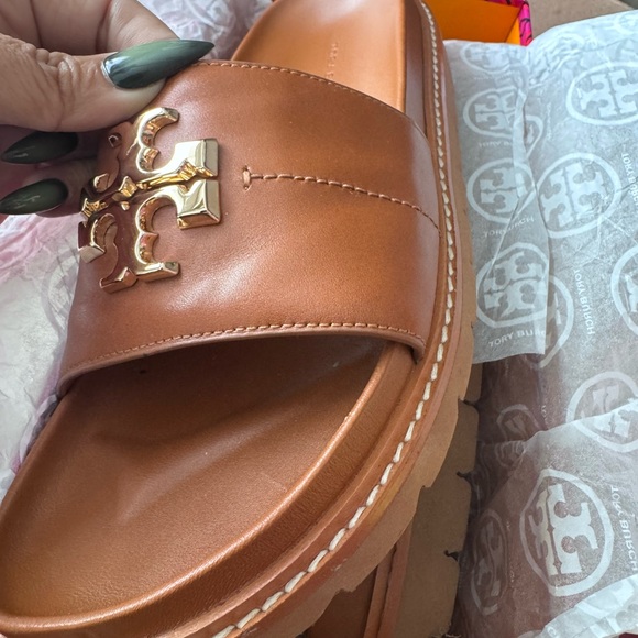 Tory Burch Bourbon Slide Sandals - Picture 2 of 3